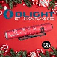Olight I3T EOS SNOWFLAKE RED EDC Flashlight / Torchlight/ Lampu Suluh