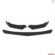 【永动】4 Pieces Car Front Bumper Lip Body Kit Spoiler Splitter ABS Bumper Canard Lip Splitter Universal