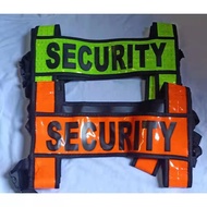 Security on duty traffic association management reflective vest safety vest traffic vest high visibi