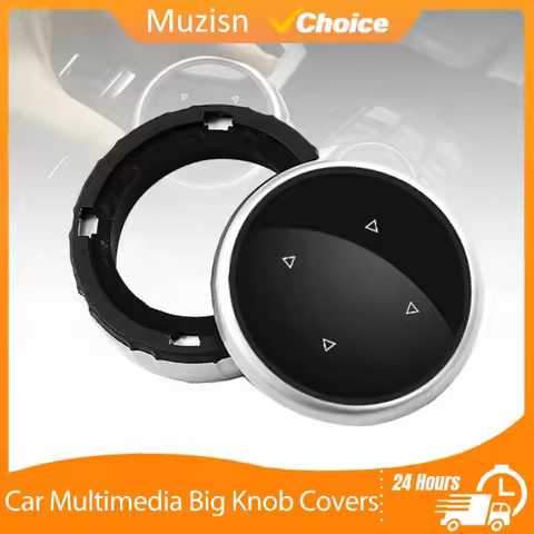 For BMW 1 2 3 4 5 6 7 Series X1 X5 X6 F20 F30 F10 F07 E60 E90 E70 IDrive Car Multimedia Big Knob Cov