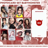 Photocard set Baby Monster Photocard Unlimited KPOP BABYMONSTER PC Ahyeon Asa Ruka Chiquita Pharita 