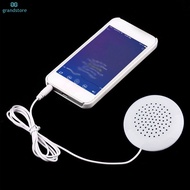 GS High Quality White Mini Speaker 3.5mm Portable Pillow Audio Speaker For MP3 /MP4 /CD /Smartphone