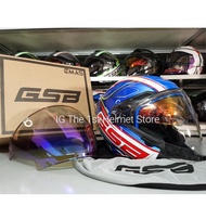 GSB G-263 Blue Open Face Helmet