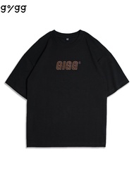 Gigg - Dublin - Men's Oversized T-Shirt - Cotton Combed 16's - Black Oversized T-Shirt for Men - Men