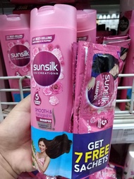 SUNSILK SMOOTH AND MANAGEABLE HAIR PLUS 7 SACHET FREE