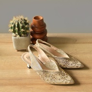 2 Step - Sepatu Pesta 6cm wanita import fashion XG10-10