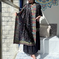 (輕盈保暖)Kani卡尼丨羊絨圍巾Pashmina-月下繁枝