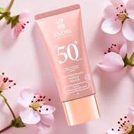 DHERBS SNOW Tinted Sunscreen Cream 3 in 1 SPF50 PA+++ Moisturizer, Brightening & Tone Up All Day