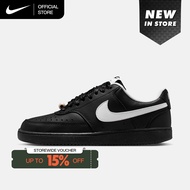 Nike Womens Court Vision Low Shoes - Black [IB6652-001]
