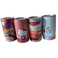 Coin piggy bank tin coin box 14x8cm