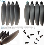 FAVOR Remote Control Drone Parts, Universal Plastic Folding Propeller Blades, Black 58mm/66mm Quadco