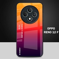 Oppo Reno 12 F - Softcase Glass Kaca - Casing Oppo Reno 12 F - Terbaru Case Oppo Reno 12 F
