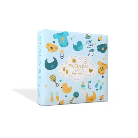 6 inch 200 Pocket 4x6 Cartoon Photo Album 10x15 Photocard Holder Baby Memories Instax Collect Book F