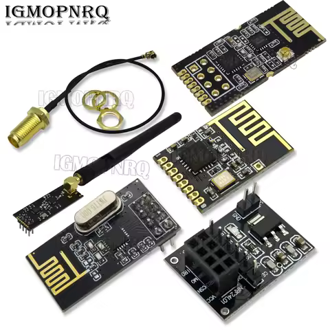 NRF24L01+ 2.4G wireless data transmission module 2.4GHz NRF24L01 upgrade version NRF24L01 Meters For