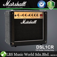 Marshall DSL1CR 1 Watt 1x8" 2 Channel Tube Guitar Amp Amplifier with Effects (DSL 1CR)