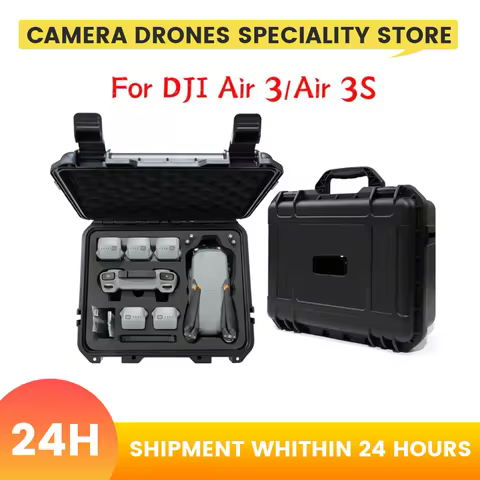 Hard Shell Explosion-proof Box For DJI Air 3S/Air 3 Storage Bag RC 2/RC N2 Carrying Case For DJI Air