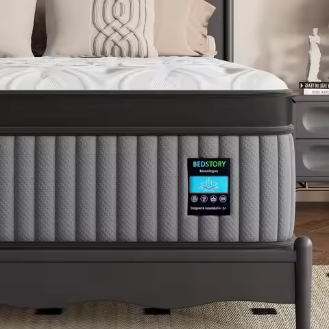 14 Inch Deep Sleep Hybrid Mattress - Extra Firm, 7-Zone Support, Fiberglass Free, Certi-US Certified