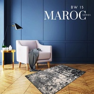 TERLARIS MAROC Karpet 100x150 BW15 Monokrom Local, Karpet Lantai, Karpet Bulu - BW15