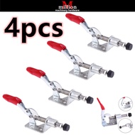 millionhardware - (4pcs) 45Kg 99 Lbs 301A Holding Capacity 16mm Plunger Stroke Push Pull Type Toggle