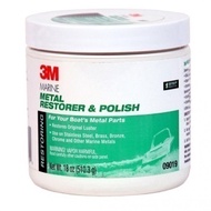 3M? Marine Metal Restorer and Polish 09019， 18 oz Paste