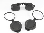 10x42 Rubber Lens Caps for Binoculars + Rainguard