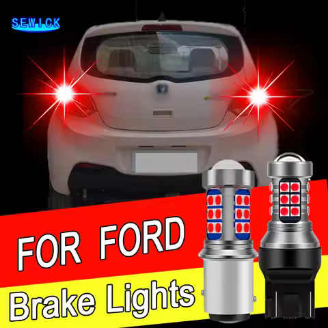 2pcs LED Brake Stop Lights Blubs No Error For Ford Windstar Explorer B-MAX Ecosport Fiesta MK6/7/8 F
