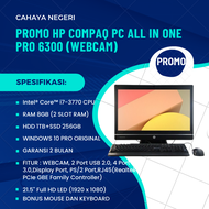 PROMO PC AIO DESKTOP HP Compaq All in One Pro 6300 intel core i7 webcam RAM 8GB SSD 256GB + HARDISK 1000GB LAYAR FULL HD WINDOWS 10PRO ORI BERGARANSI FREE MOUSE + KEYBOARD