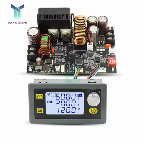 DC 6V-70V to 0-60V 15A 20A 900W 1200W CNC Adjustable DC Voltage Regulator CV CC Step Down Power Supp