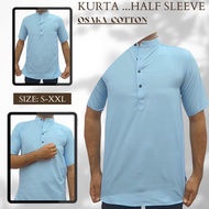 Kurta lelaki legan pendek /kurta casual kemeja /kurta osaka cotton /kurta telok belanga lelaki