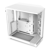 NZXT H6 Flow | CC-H61FW-01 | Compact Mid-Tower Case with Two Chambers | Glass Panels with Panoramic
