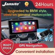 Jansite 6 inch Motorcycle Navigator Portable Power Bank Detachable Bracket IPX7 Waterproof Wireless 