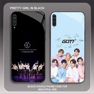 HK-17 EXO Glass KACA Casing for Samsung Note A70 10Plus A10 A70S A7 10 A50 A02 2018 Pro
