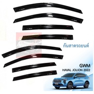 กันสาด HAVAL JOLION 2022 2023 กันสาดสีดำเข้ม คิ้วประตู ตรงรุ่น เข้ารูปติดตั้งง่าย กันสาด HAVAL JOLIO