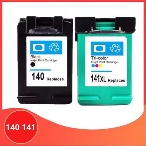 2Pcs Compatible Ink Cartridge for HP 140 141 for HP140 HP141 C4583 C4283 C4483 C5283 D5363 Deskjet D