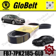 Proton Perdana 2013 2.0 & Honda Accord TAO 2.0 Globelt Fan Belt (7PK2185)