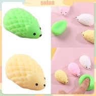 SELAN Squeezable Toy Hedgehog Soft Squishy Toy Office AntiAnxiety Toy Home Decors