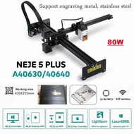 NEJE 5 Plus A40640/A40630 CNC Laser Engraver  Wood Cutting Machine Stainless Steel Engraving Metal E