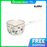 Ejiri Provence Enamel Pot Induction Compatible Milk Pan 12cm