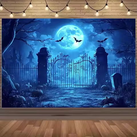 Halloween Day Shadows Photography Background Jack-o-lanterns Ghosts Wander And Spooky Tales Awaken P