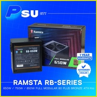 ◿ ◴ ☋ RAMSTA RB-650 650W RB-750 750W RB-850 850W Full Modular 80 Plus Bronze ATX PSU