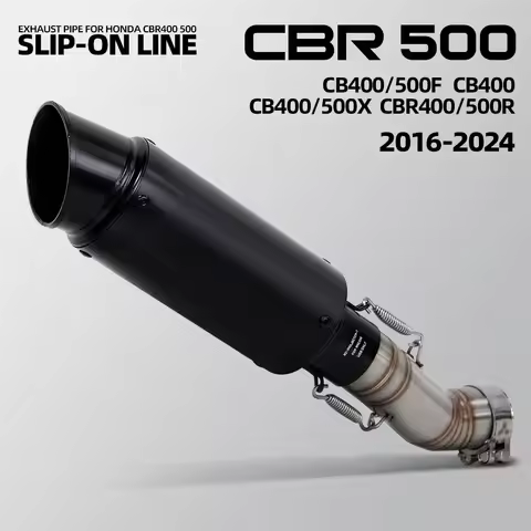 CBR500R Exhaust Muffler For Honda CBR400R CB500F CB400F CB500 Hornet CB500X CB400X NX500 NX400 2016-