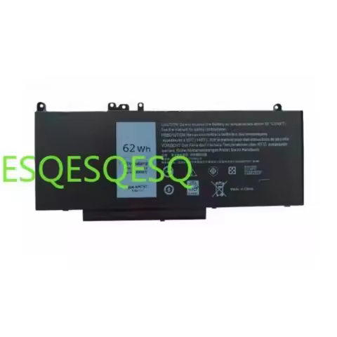 WYORESY 6MT4T 7.6V 62WH Laptop Battery for DELL Latitude E5470 E5570 M3510 15.6" Notebook 7V69Y TXF9
