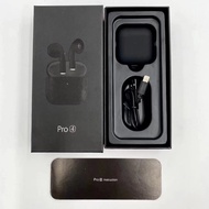 Pro 4 TWS Wireless Earbuds Bluetooth Headphone with Charing Box Mic Handsfree Rename GPS Location Pro4 Headsets for Apple Xiaomi Pigfly