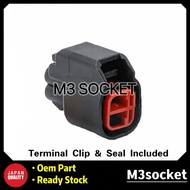 Ford GM Dodge Jeep Mustang Bosch EV6, EV14,LS2, LS3, Ls7 Fuel Injector Socket Connector 2 Pin