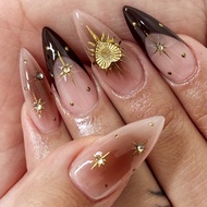 French Wearable Nails Almond Nails Exquisite Light Luxury Wearable High-Quality Manicure Nails202510