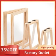 3 Pieces Paper Making Wooden Paper Making Mould Papermaking Screen Kit 3 Size Frame for DIY  (A7, A6