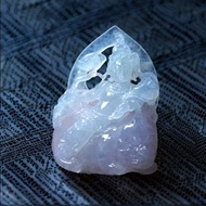 【屬兔本命佛】冰種翡翠精雕文殊菩薩 | 天然緬甸玉翡翠A貨 |送禮