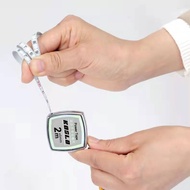 2M3m Key Chain Mini Small Steel Tape Measure Portable High-Quality Metal-like Gift Ruler 1.4