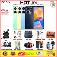 Infinix Hot 40i 4G Smartphone | 16(8+8)GB RAM + 256GB ROM | Original Infinix Malaysia