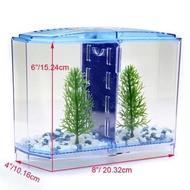 VENY’s Aquarium Betta Tank House Double Plastik Akuarium Bekas Ikan Laga